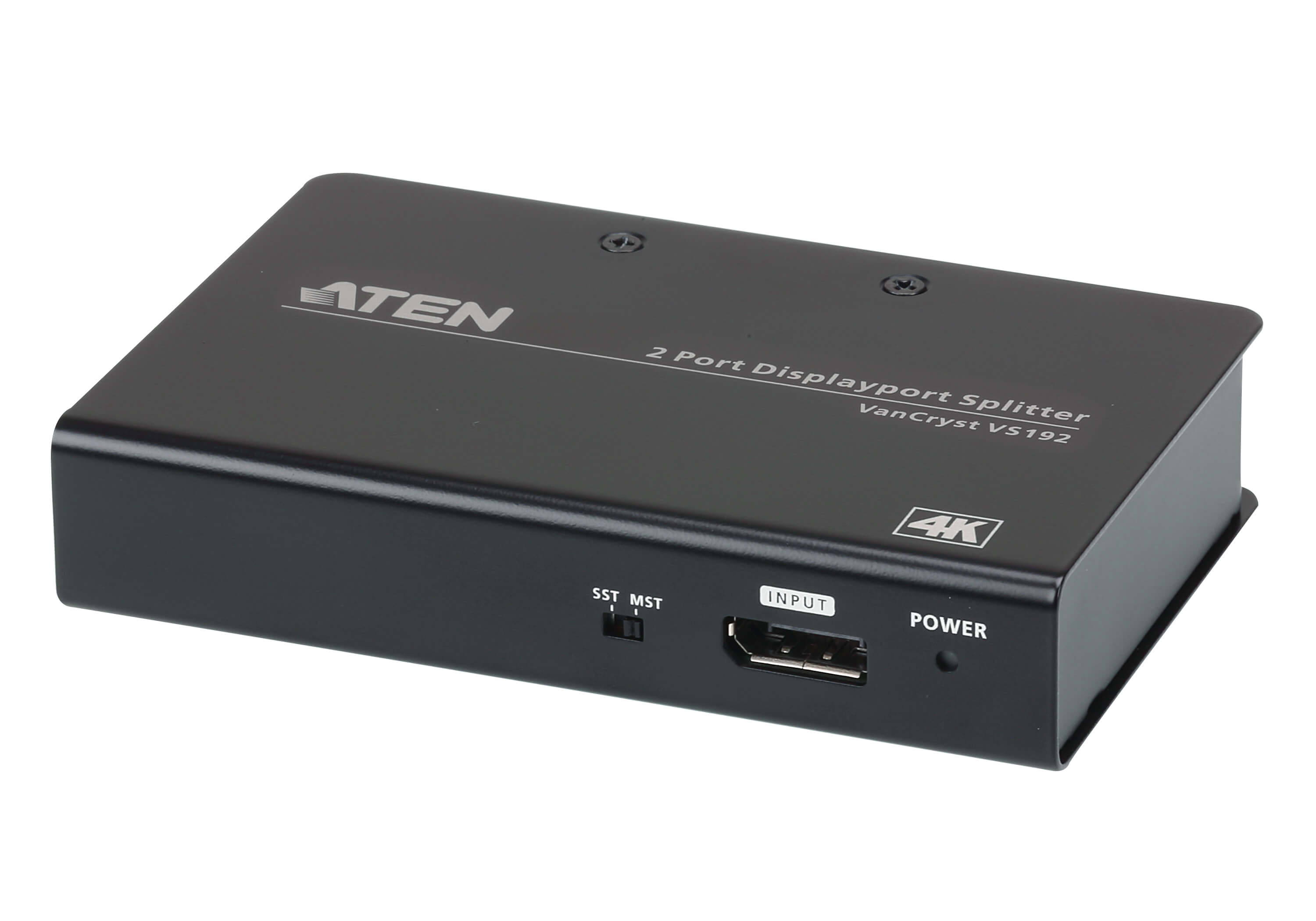 Aten Video Splitter 2 Port DisplayPort 4K Splitter, 4096x2160 / 3840x2160@60Hz, Supports Extend Mode & Split Mode Aten Video Splitter 2 Port DisplayPort 4K Splitter, 4096x2160 / 3840x2160@60Hz, Supports Extend Mode & Split Mode